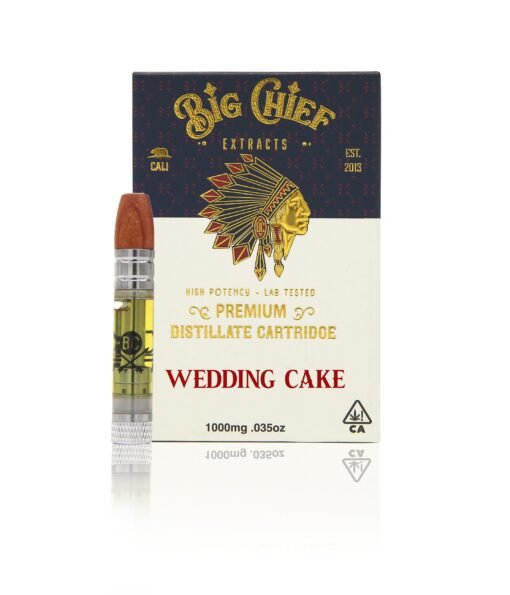 Big Chief THC Cartridge 1G - Wedding Cake